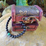 Bracelet de protection en shungite, malachite ou tête de bouddha en argent.