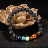 bracelet gratuit harmonie des 7 chakras en pierres naturelles offert pour un article. Acheter en boutique