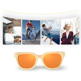 lunettes de soleil en bois personnalisable polarisées artisanales en bois pas cher, en promo sur nature et zen