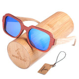 lunettes de soleil en bois rétro polarisées artisanales en bois pas cher, en promo sur nature et zen