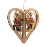 Magnifiques décorations de Noël réalisées en bois et à la main.  La touche artisanale à votre déco et votre sapin de Noël !