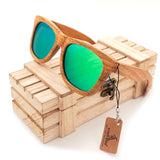 lunettes de soleil polarisées artisanales en bois pas cher, en promo sur nature et zen