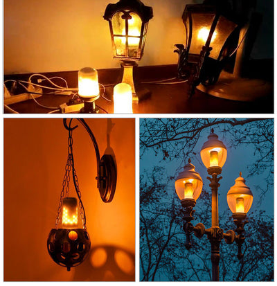 Ampoule effet flamme, lanterne,petit et gros culot – Nature & Zen