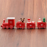 Magnifique décoration de Noël artisanale, La petit train de noël sera du plus bel effet dans votre décor de fêtes.  Réalisé en bois et à la main.