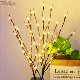 FENGRISE Willow Branch Light Floral Lights Christmas Decorations for Home Christmas Tree Light Navidad Xmas 2018 New Year 2019