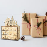 calendrier de l'avent original en bois, réalisé à la main, pour un Noël et des fêtes de fin d'année plus nature !