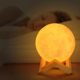 lampe Lune lumineuse, Moon light 3d décoration intérieur et veilleuse enfant chambre