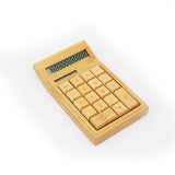 Calculatrice en bambou solaire